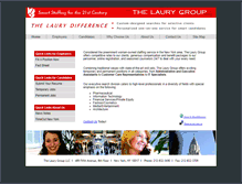 Tablet Screenshot of laurygroup.com